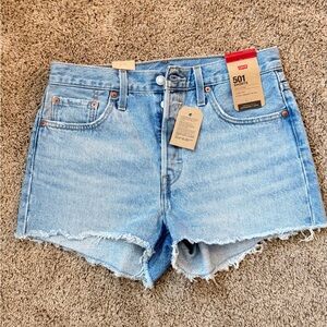 Levi’s New with Tags 501 Denim Shorts